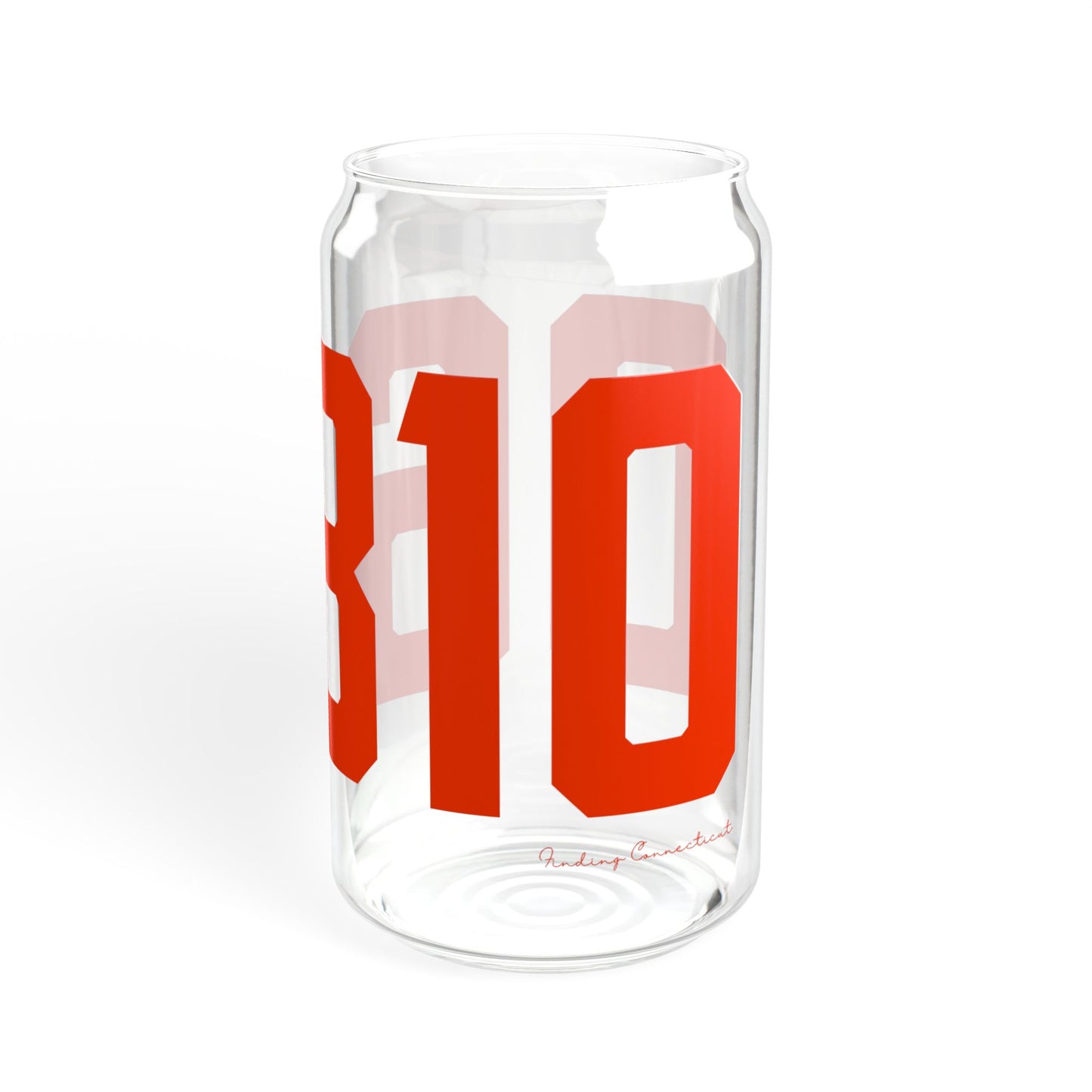 06810 Danbury Connecticut Zip Code Sipper Glass, 16oz