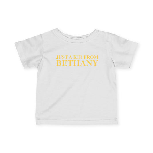 Just a kid from Bethany Infant Fine Jersey T-Shirt