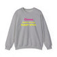 Goose Shows Are My Happy Place - Yellow & Pink Unisex Heavy Blend™ Crewneck Sweatshirt