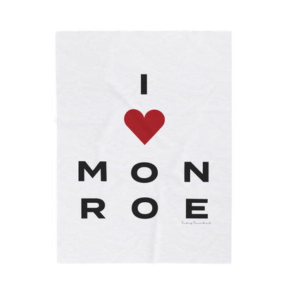 Monroe Vision Velveteen Plush Blanket