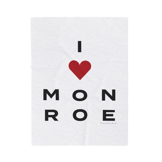 Monroe Vision Velveteen Plush Blanket