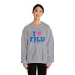 I Heart FFLD Unisex Heavy Blend™ Crewneck Sweatshirt