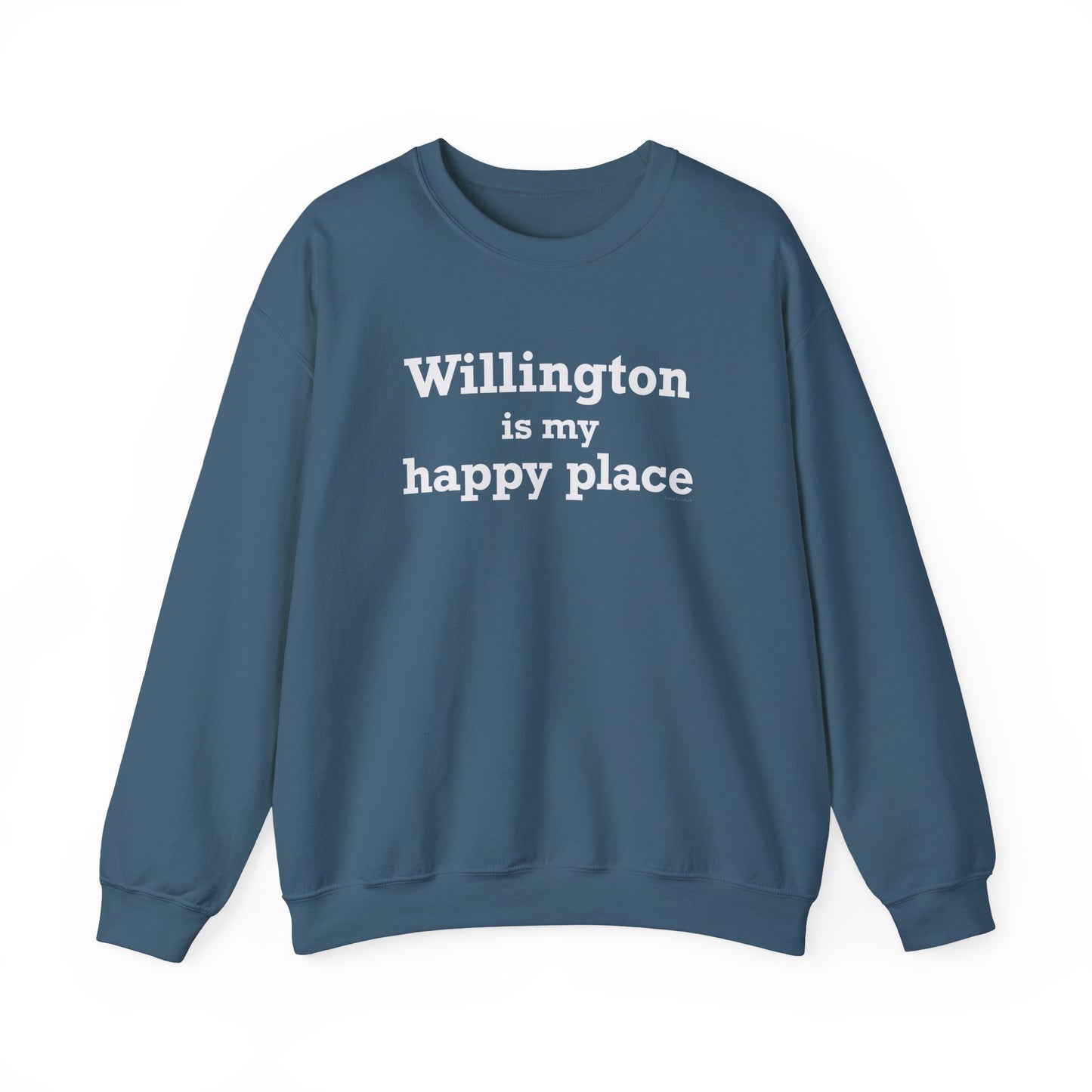 Willington is My Happy Place Unisex Heavy Blend™ Crewneck Sweatshirt