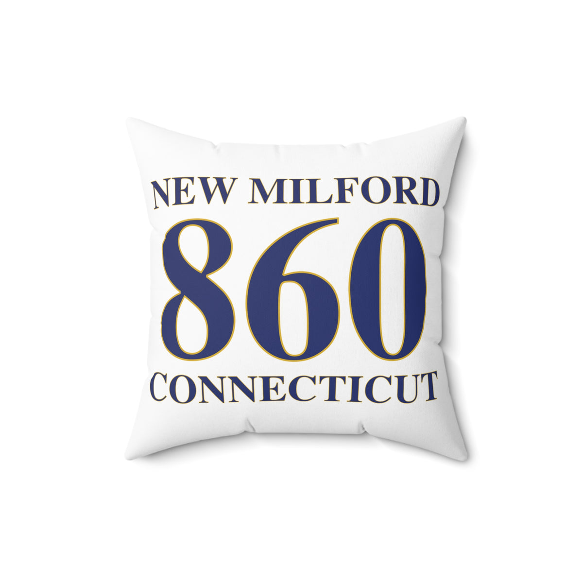 New Milford 860 Connecticut Polyester Square Pillow