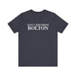 Just a kid from Bolton Unisex Jersey Short Sleeve T-Shirt