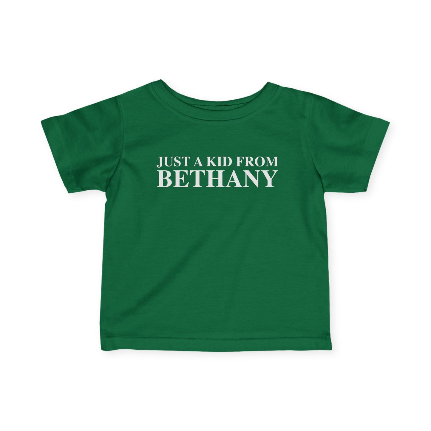 Just a kid from Bethany Infant Fine Jersey T-Shirt