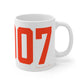 06907 Stamford Connecticut Zip Code Mug 11oz