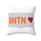 Shelton Love Spun Polyester Square Pillow