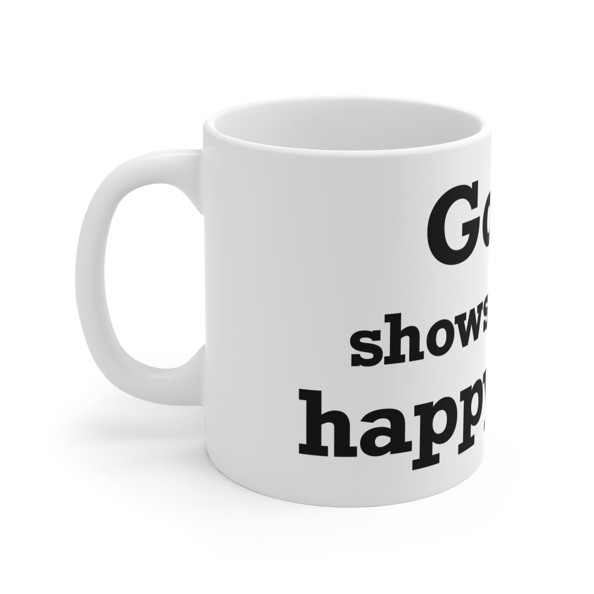 Goose Shows Are My Happy Place - Black Mug 11oz
