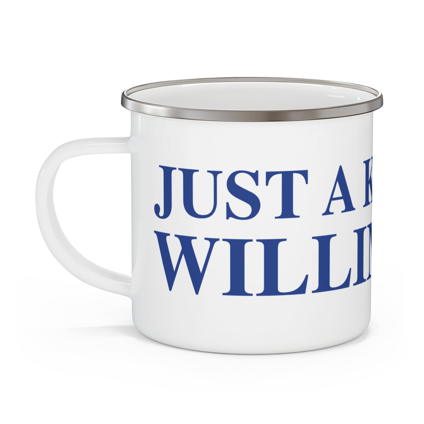 Just a kid from Willimantic Enamel Camping Mug
