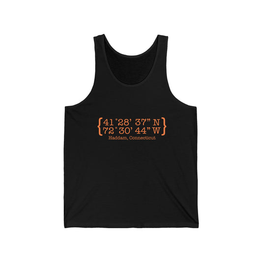 Haddam Coordinates Unisex Jersey Tank