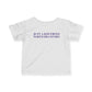 Just a kid from North Branford Infant Fine Jersey T-Shirt
