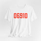 06910 Stamford Connecticut Zip Code Unisex Jersey Short Sleeve T-Shirt