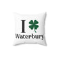 I Clover Waterbury Spun Polyester Square Pillow