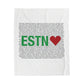 Easton Love Velveteen Plush Blanket
