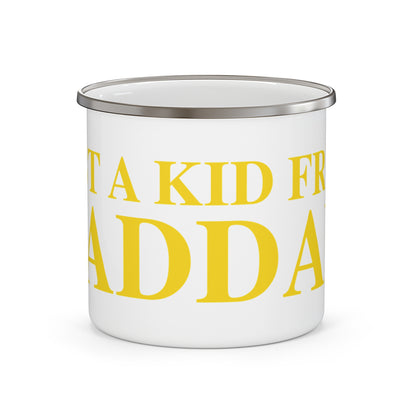 Just a kid from Haddam Enamel Camping Mug