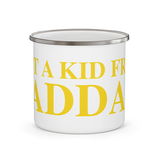 Just a kid from Haddam Enamel Camping Mug