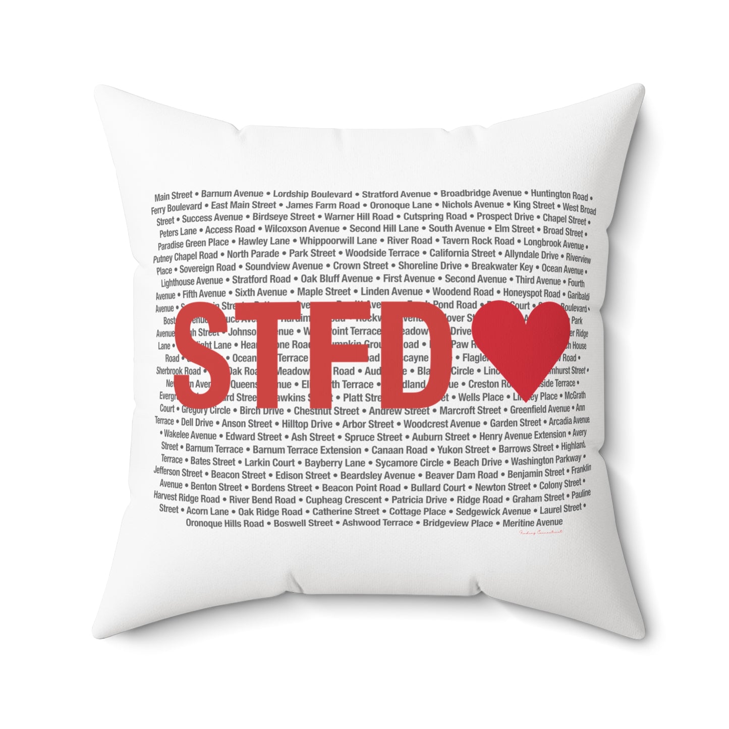 Stratford Love Spun Polyester Square Pillow