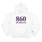 860 Durham Red White & Blue Champion Hoodie