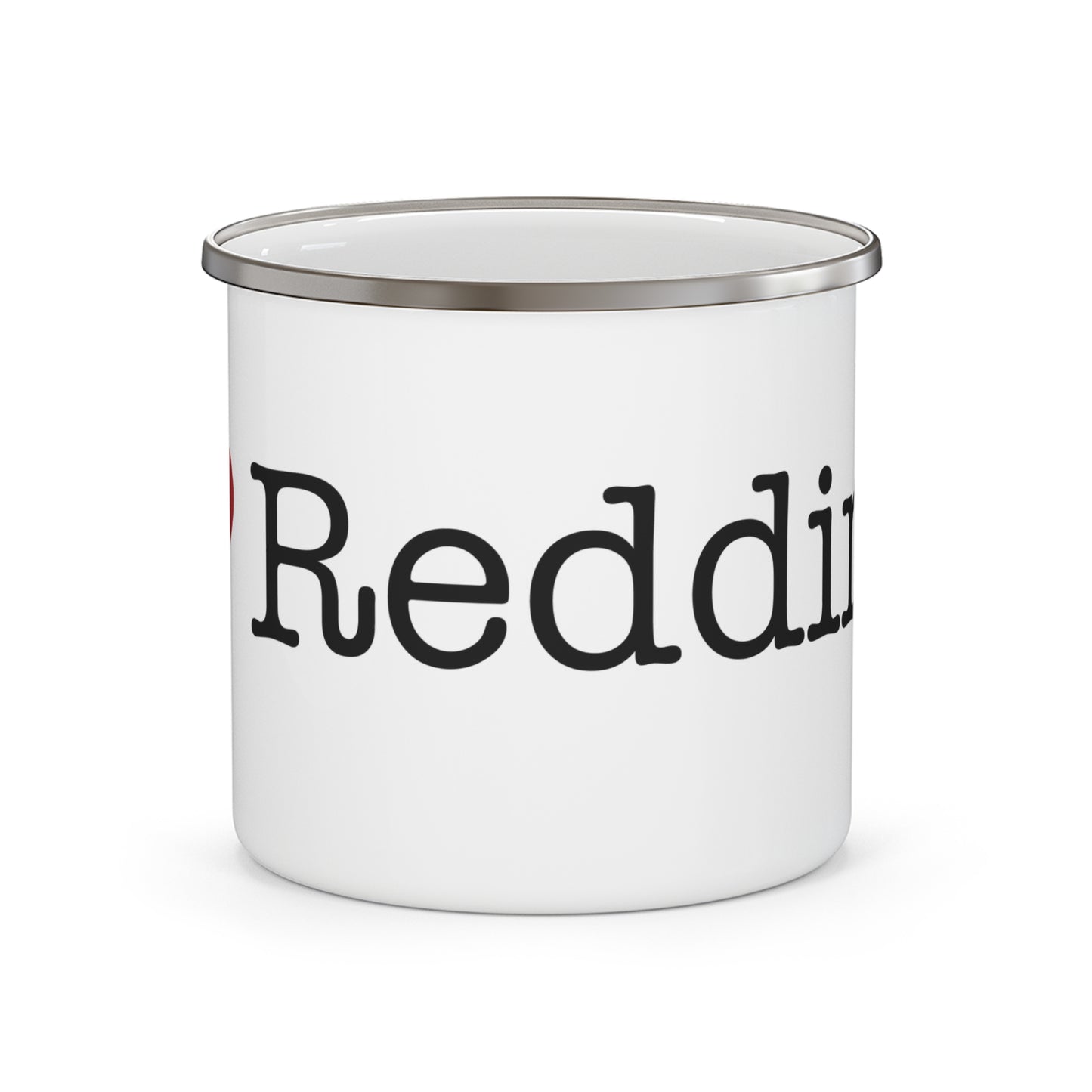 I Heart Redding. Enamel Camping Mug