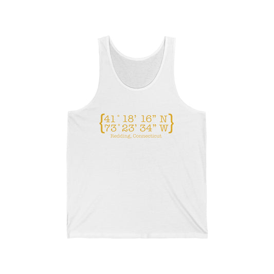 Redding Coordinates Unisex Jersey Tank Top