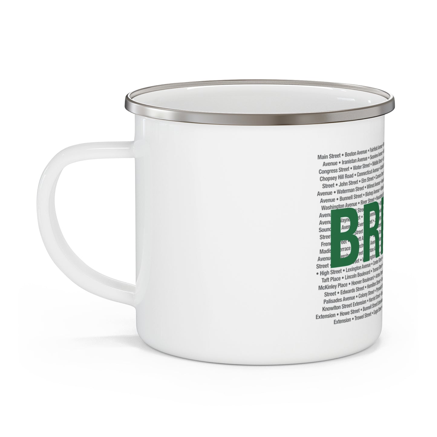 Bridgeport Love Enamel Camping Mug