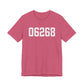 06268 Storrs CT Zip Code Unisex Jersey Short Sleeve T-Shirt