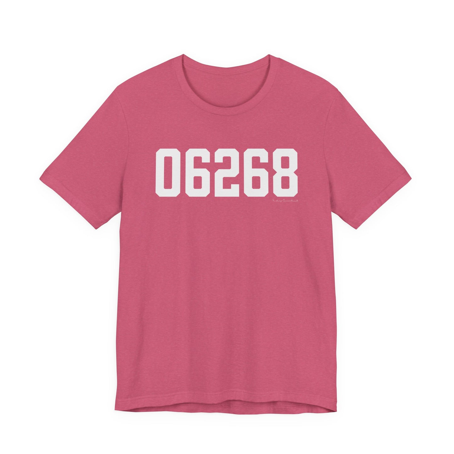 06268 Storrs CT Zip Code Unisex Jersey Short Sleeve T-Shirt