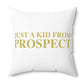 Just a kid from Prospect Polyester Square Pillow