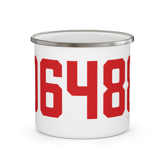 06488 Southbury Connecticut Zip Code Enamel Camping Mug