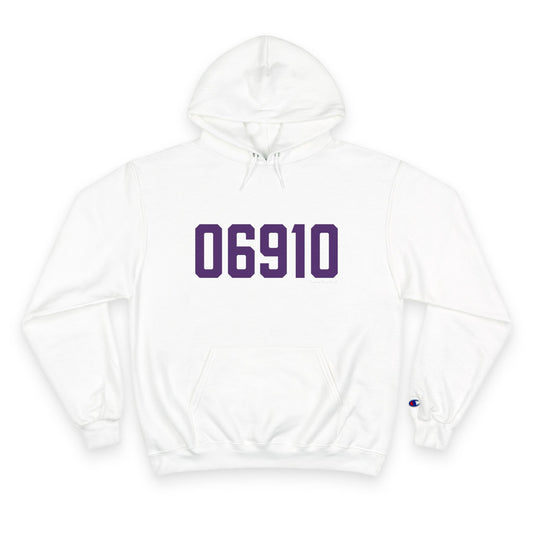 06910 Stamford Connecticut Zip Code Champion Hoodie Sweatshirt