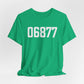 06877 Ridgefield CT Zip Code Unisex Jersey Short Sleeve T-Shirt