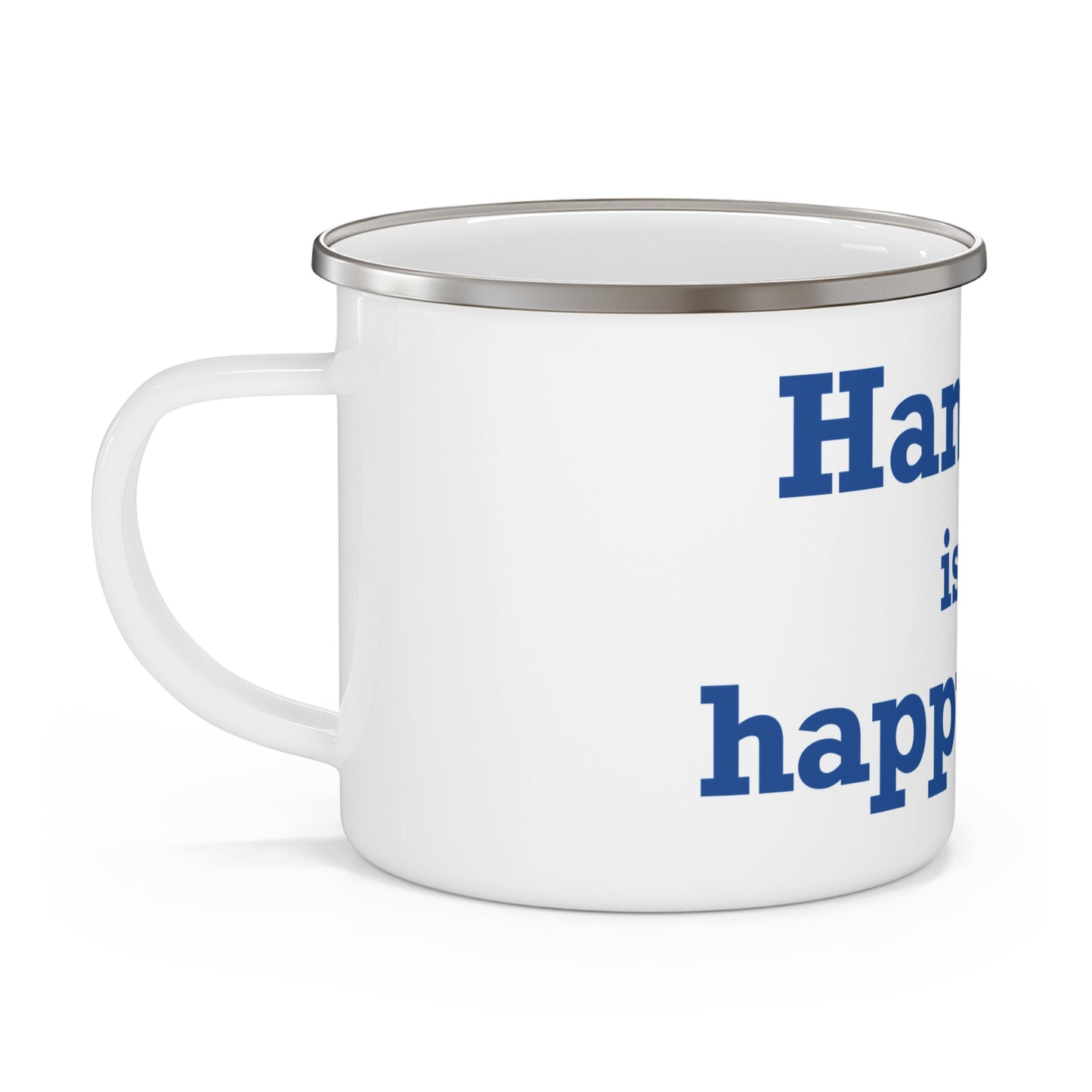 Hampton is My Happy Place Enamel Camping Mug