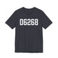 06268 Storrs CT Zip Code Unisex Jersey Short Sleeve T-Shirt