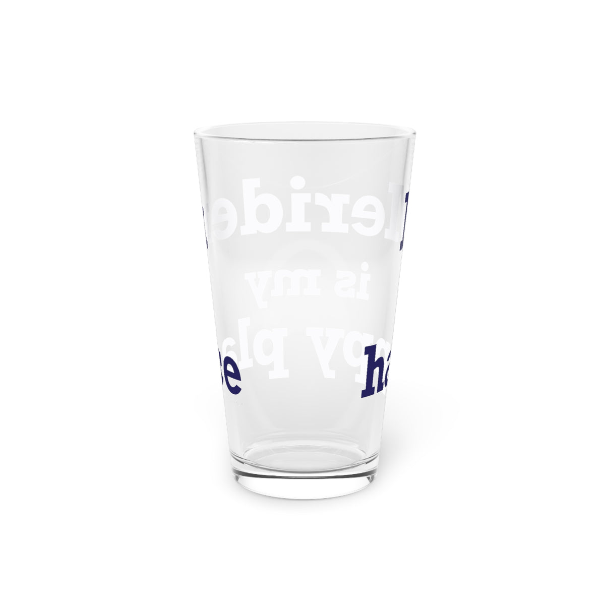Meriden is My Happy Place Pint Glass, 16oz