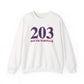 203 South Norwalk Red, White & Blue Unisex Heavy Blend™ Crewneck Sweatshirt