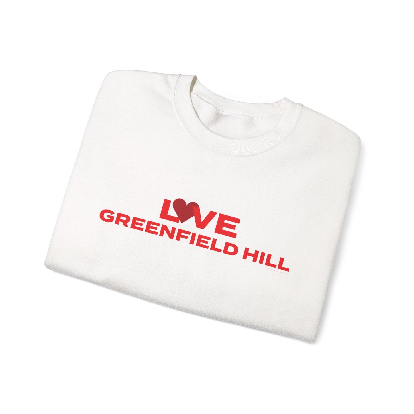 Love Greenfield Hill Unisex Heavy Blend™ Crewneck Sweatshirt