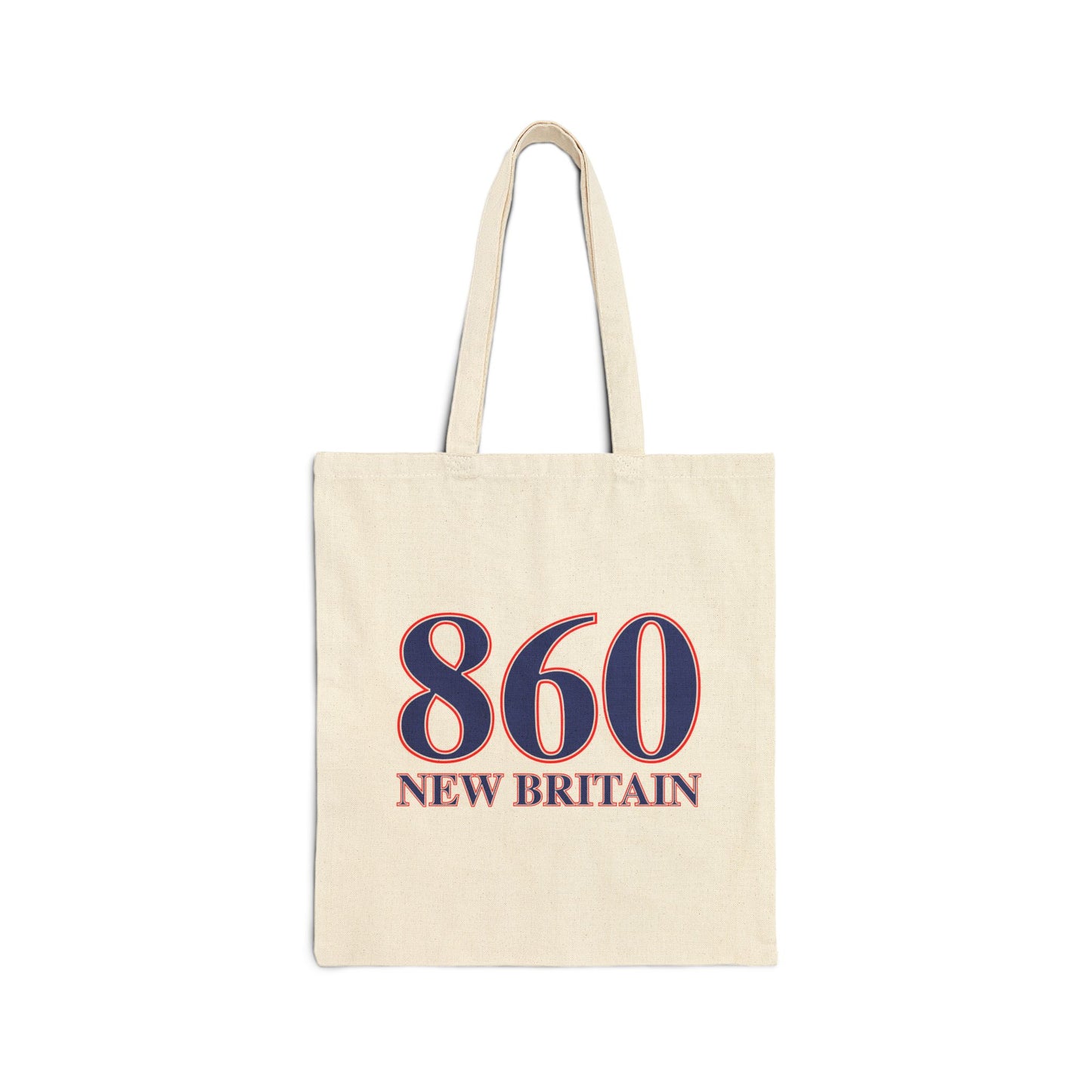 860 New Britain Red, White & Blue Cotton Canvas Tote Bag