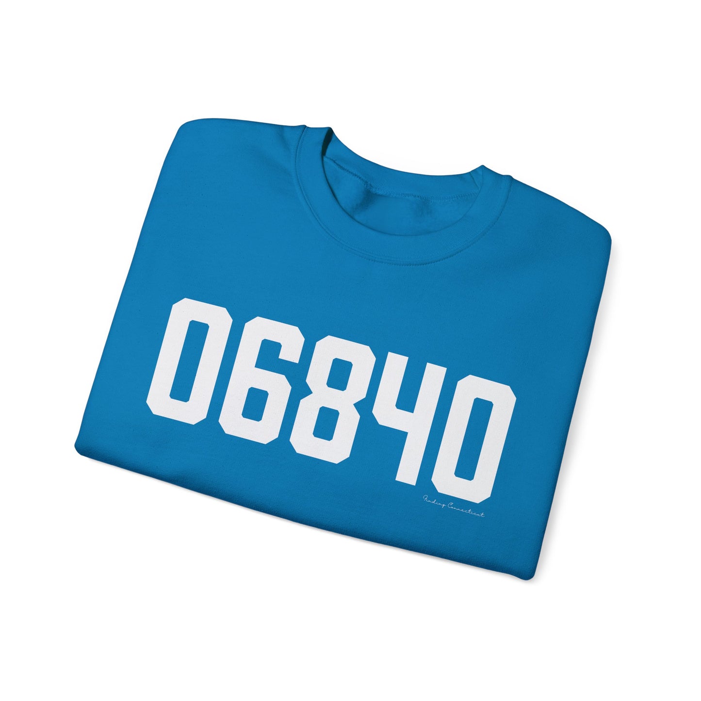 06840 New Canaan CT Zip Code Unisex Heavy Blend™ Crewneck Sweatshirt