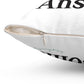 I Clover Ansonia Spun Polyester Square Pillow