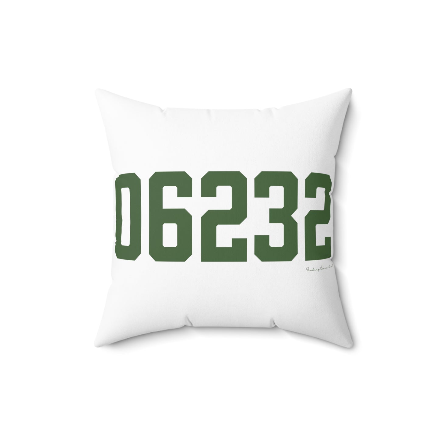 06232 Andover Connecticut Zip Code Spun Polyester Square Pillow