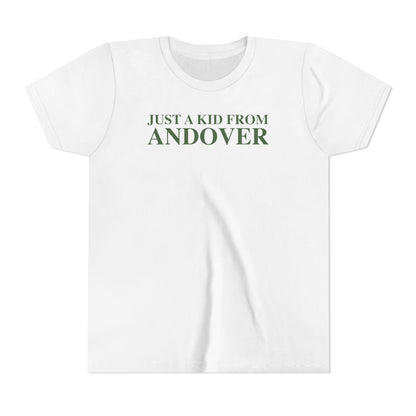 Just a kid from Andover Youth Short Sleeve T-Shirt