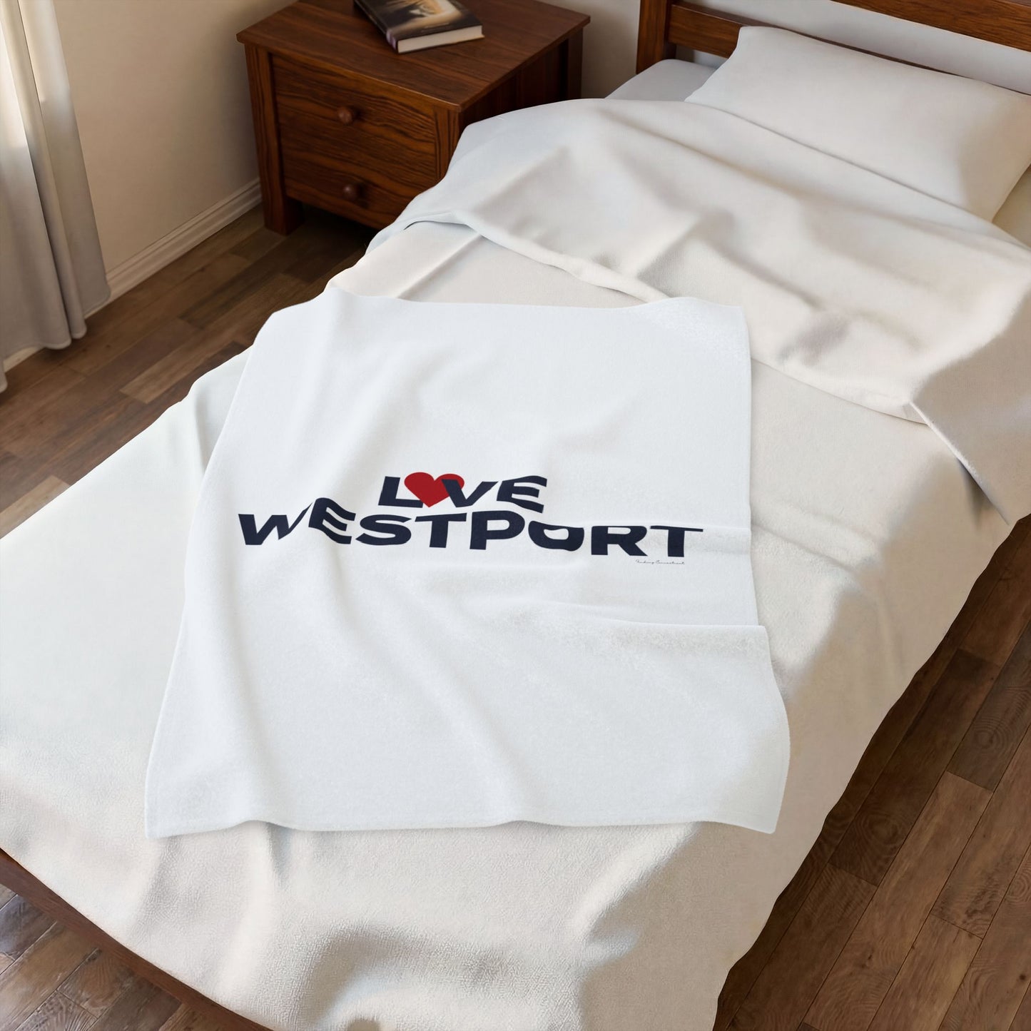 Love Westport Velveteen Plush Blanket