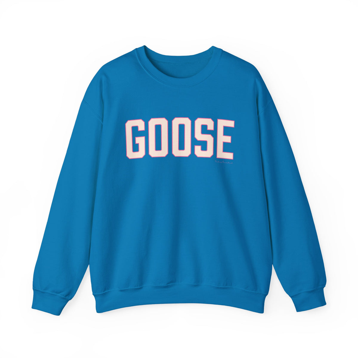 Goose Zip Code Peach & Pink Unisex Heavy Blend™ Crewneck Sweatshirt