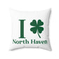 I Clover North Haven Spun Polyester Square Pillow