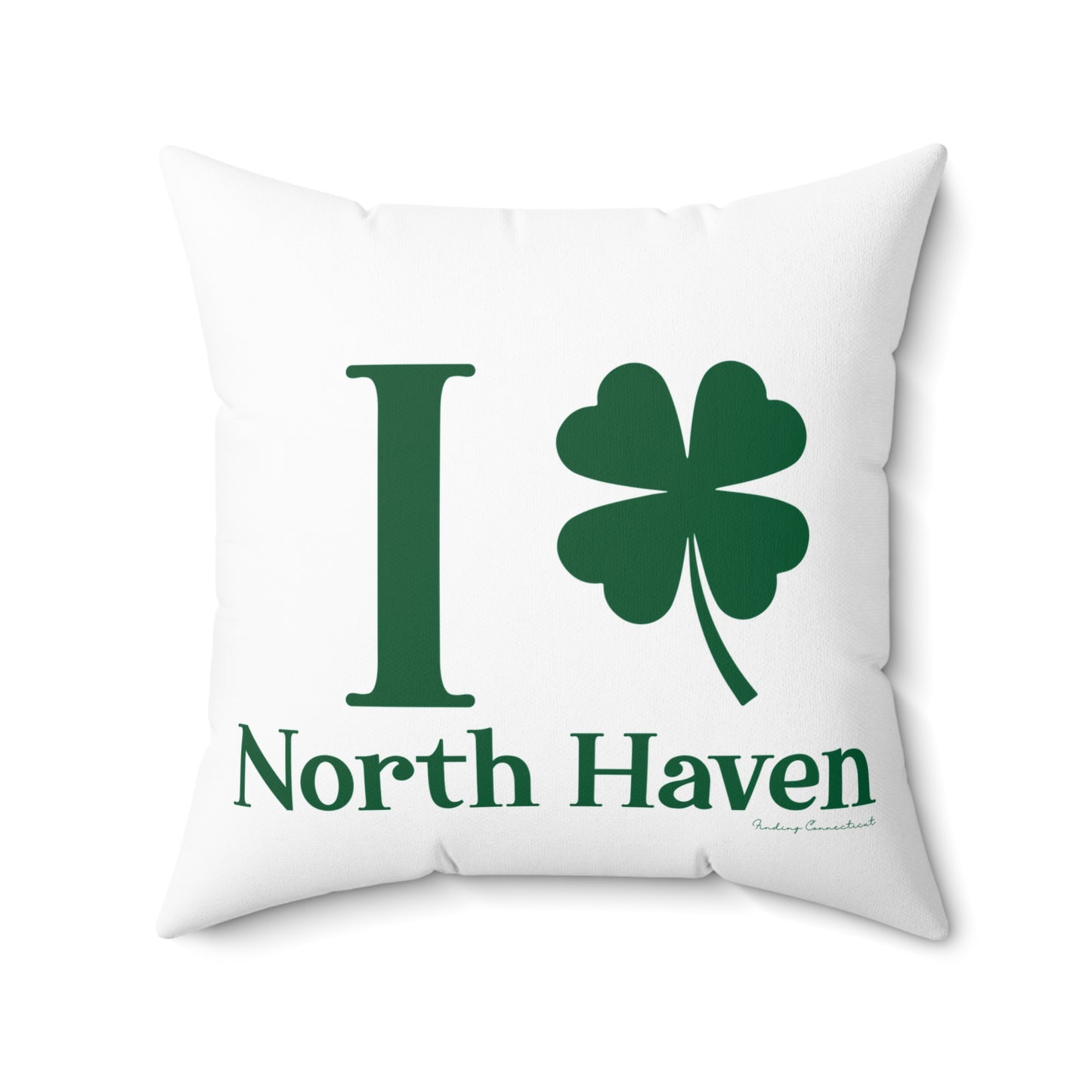 I Clover North Haven Spun Polyester Square Pillow