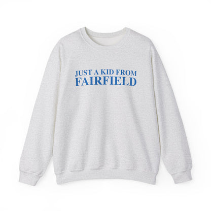 Just a kid from Fairfield Unisex Heavy Blend™ Crewneck Sweatshirt