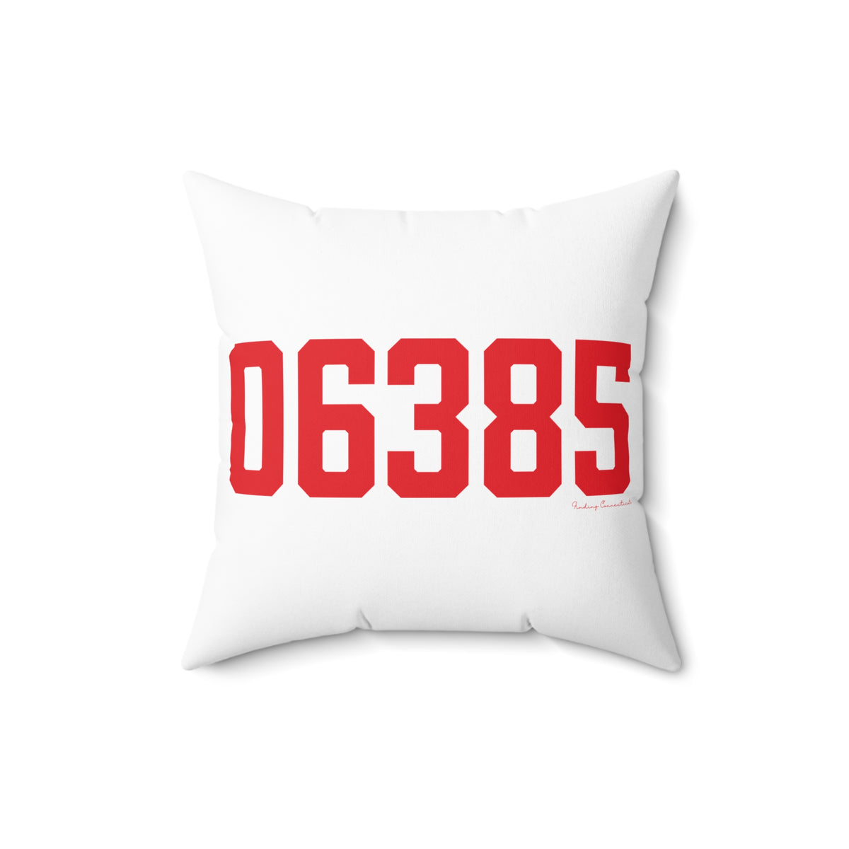 06385 Waterford Connecticut Zip Code Spun Polyester Square Pillow