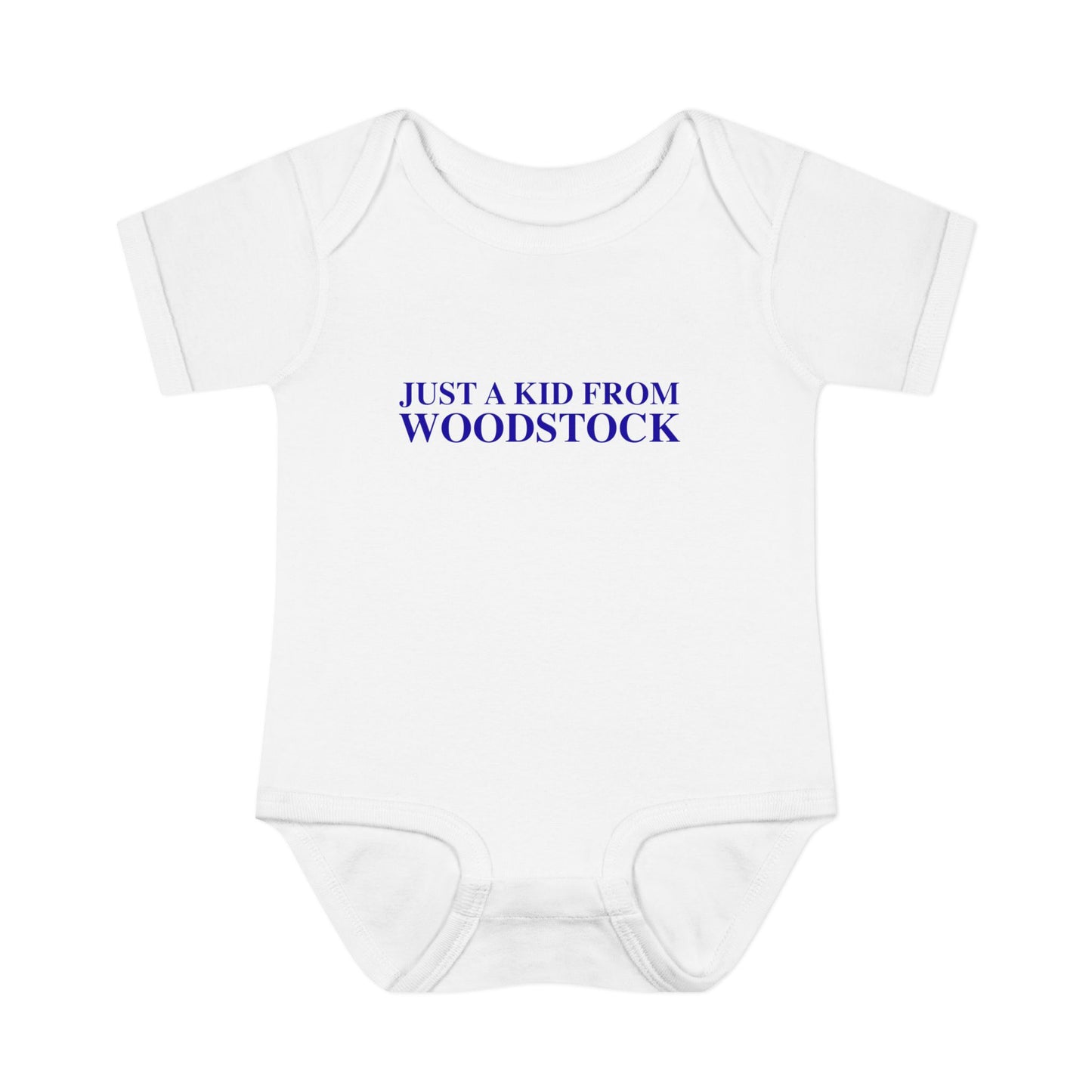 Just a kid from Woodstock Infant Baby Rib Bodysuit