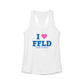 I Heart FFLD Women's Ideal Racerback Tank Top
